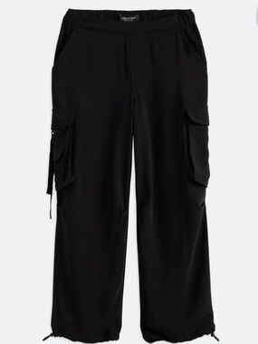 Liverpool🖤 Pull-On Cargo Pants with Cinch Hem